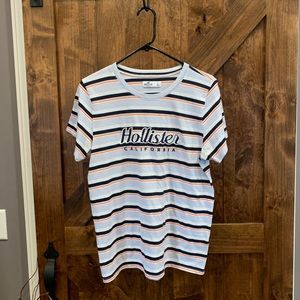 Hollister short sleeve striped shirt